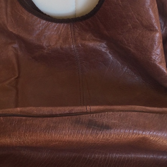 EUC BCBGMaxAzria Large Brown Leather Bag/Purse - Picture 16 of 16